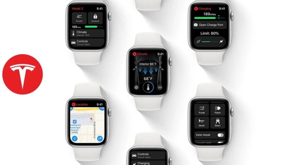 Tesla is introducing an app for the Apple Watch